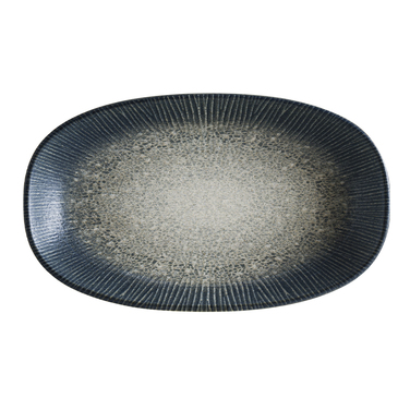 Тарілка овальна 24*14 см, синя, Arctic Gourmet, GenWare