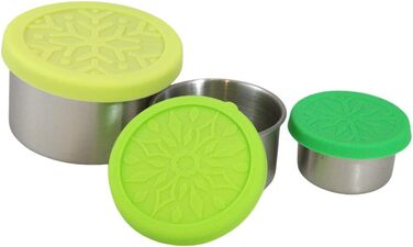 Набір з 3 металевих контейнерів для зберігання продуктів 50, 100, 200 мл Viwanda