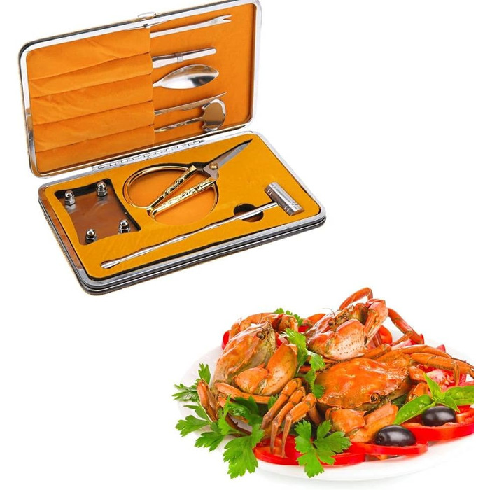 Набір інструментів для морепродуктів з 8 предметів Hztyyier