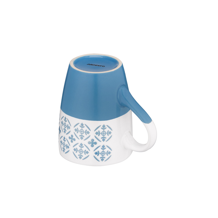 ARDESTO Ornament Cup, 320 мл, керамический, синий и белый