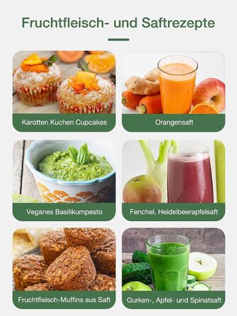 Соковижималка для овочів і фруктів, 400 Вт Juilist