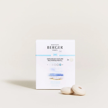 Картридж для дифузора для автівки Maison Berger Paris з ароматом OCEAN BREEZE, 2 шт.