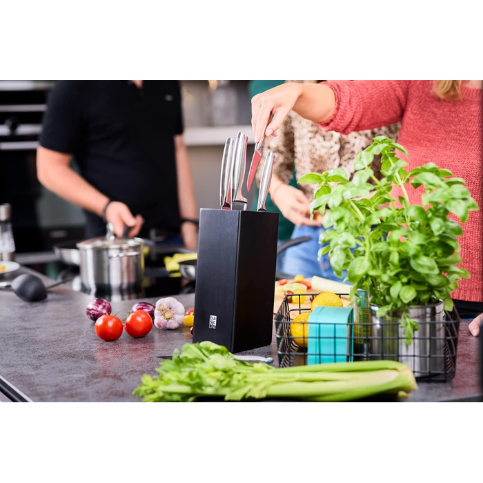 Набір ножів з дерев'яним блоком, 6 предметів Basic Line Rosle