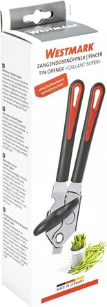 Відкривачка для плоскогубців Westmark з підйомником капсули та кришки, довжина 22 см, сталь/пластик, галантний супер, чорний/червоний, 29412260
