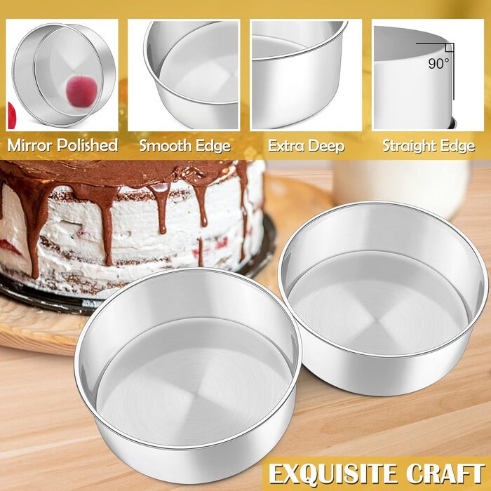 Кругла форма для випікання 2 шт 20 см HaWare