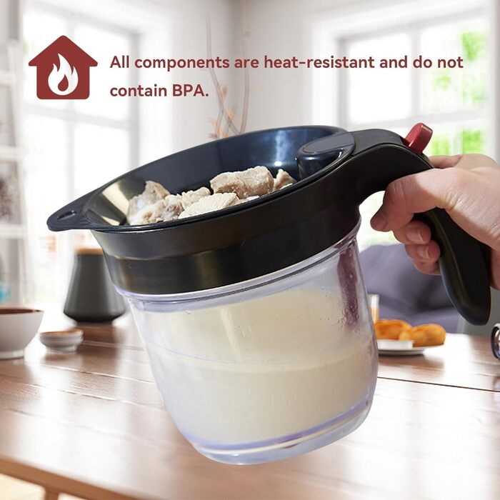 Сепаратор для отделения жира, 1 л Cyrank