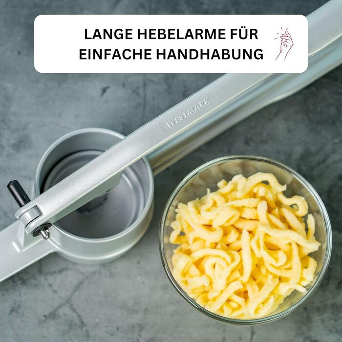 З круглою перфорацією, литий під тиском алюміній, довжина 41 см, Sptzlepress, 61102260 (сірий, з ковшем, одинарний)