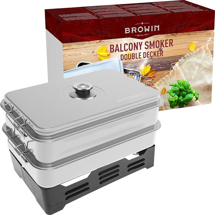 Коптильня настільна  з регулюванням ємності Browin