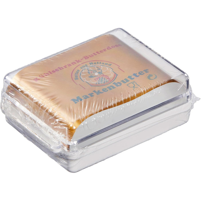 Маслянка Westmark - Ідеально підходить для сервірування та зберігання - Можна мити в посудомийній машині - Спеціальне полегшення для безпечного захоплення (традиційне, одинарне)