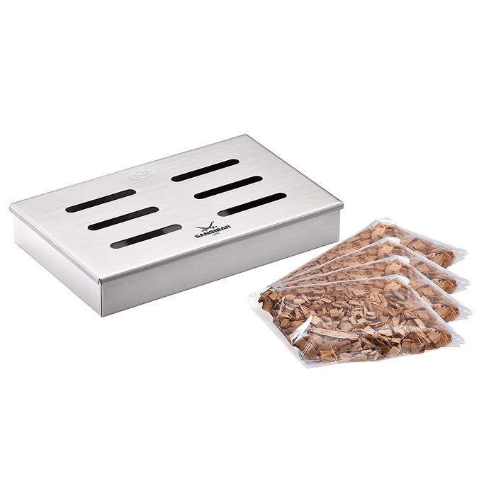 Арома-бокс з наповнювачем для барбекю набір 5 предметів 22 х 14 х 10,5 см Sansibar Rosle