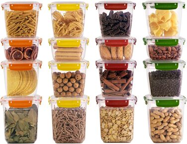 Набір ємностей для зберігання 16 контейнерів uandu