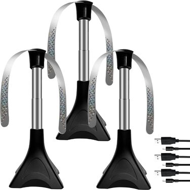 Вентилятор відлякувач мух 3 шт чорний PTHTECHUS