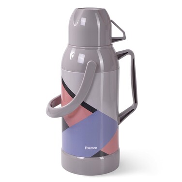 Термос Fissman 3200 мл сталевий корпус зі скляною колбою (9843)