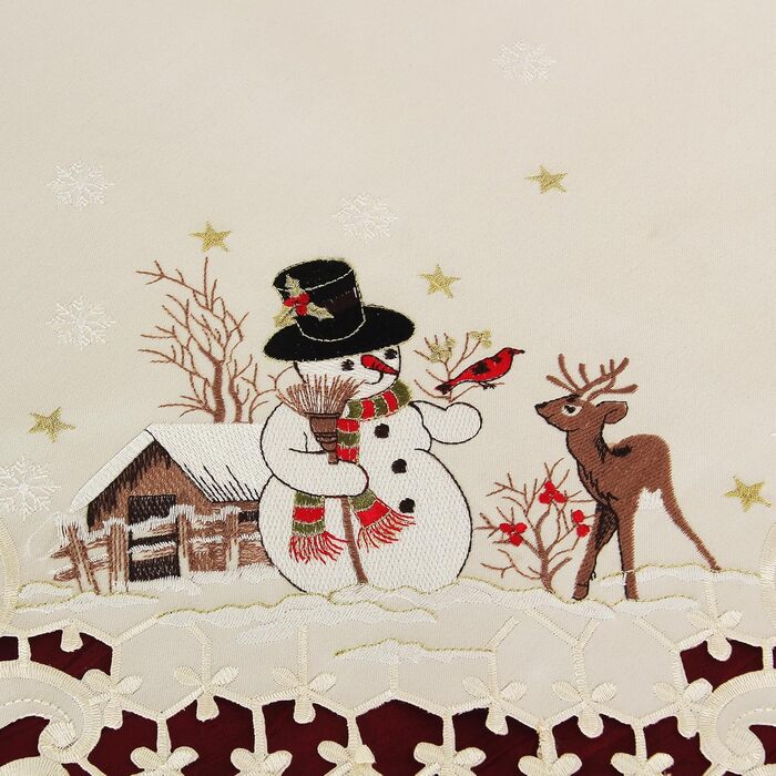 Різдвяна скатертина 38 x 108 см, овальна HanaQi