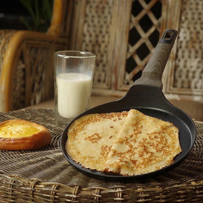 Сковорідка для млинців Fissman MELANI 24 см алюміній з антипригарним покриттям (4249)