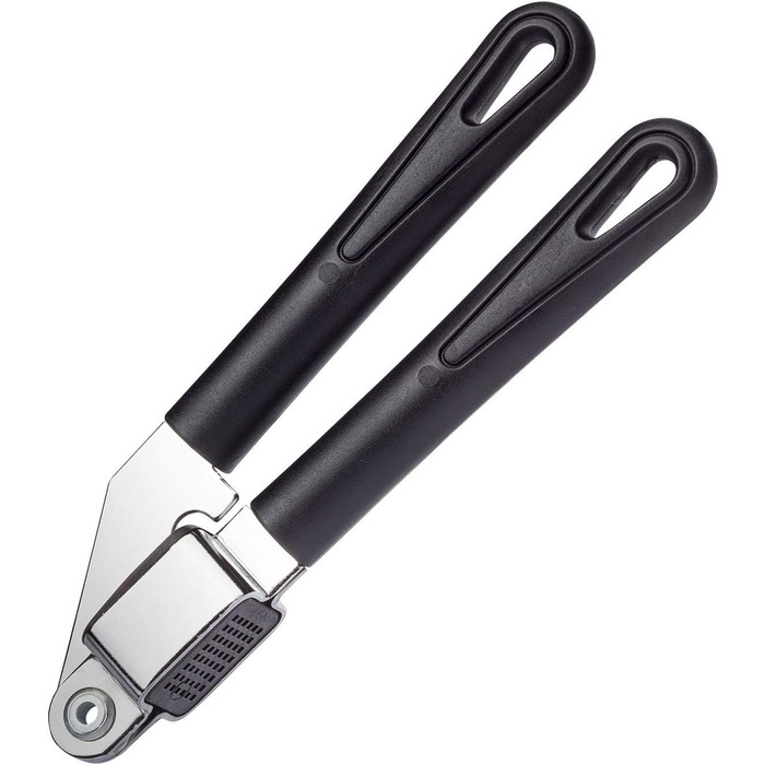 Прес для часнику Westmark - Premium Graphite Edition - з очисним елементом - не потребує очищення - для часнику, імбиру та Ко - менше зусиль (ніжний)