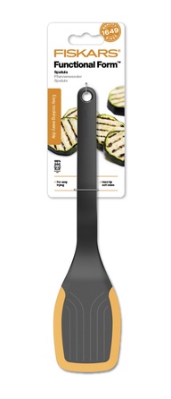 Fiskars Лопатка кухонна Functional Form, 37.3см, пластик, силікон, чорний