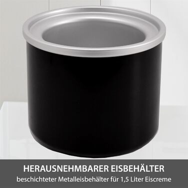 Машина для приготування морозива з нержавіючої сталі 1,5 л Gino Gelati Jinoria