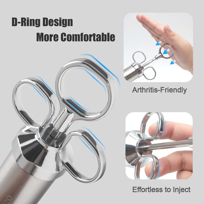 Шприц для маринада с 3 иглами 60 мл Ofargo