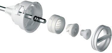 Набір млинів Zassenhaus AUGSBURG Букова деревина Подарунковий набір Чорно-біле Головка млина з нержавіючої сталі з плавним регулюванням керамічної шліфувальної машини Млини для спецій з наповнювачем Ø 5,5 см, H 18 см