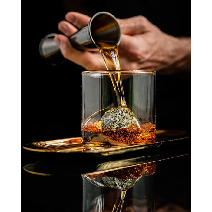 Набор камней для виски 6 изготовленных вручную гранитных камней премиум-класса ROCKS