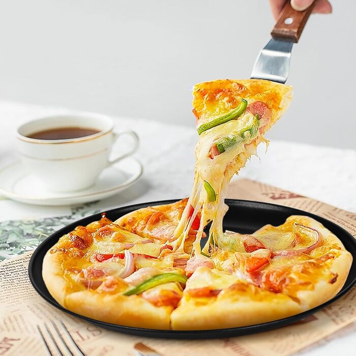 Набір із 4 дек для піци 26 см чорний Onader