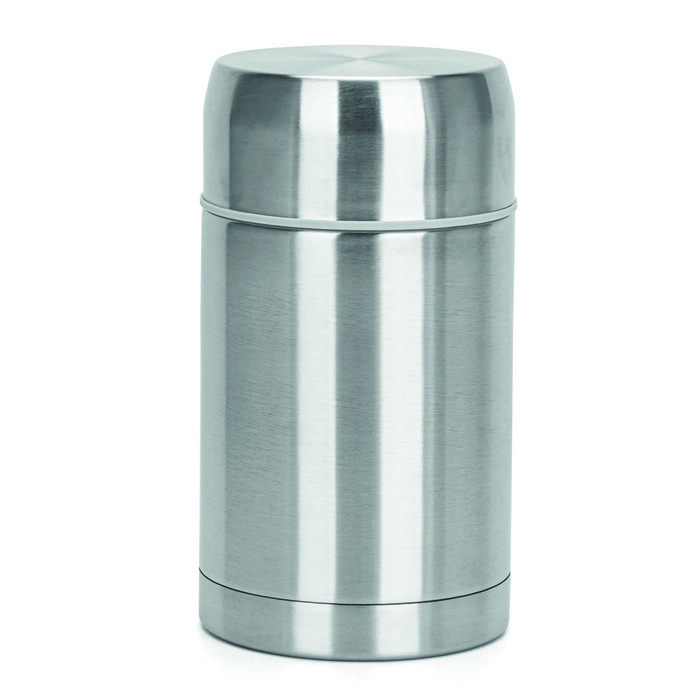 Термос для їжі Fissman 900 мл в чорному чохлі нержавіюча сталь (9856)