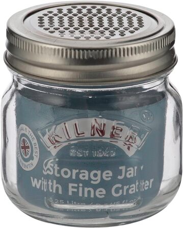Банка 250 мл з дрібною теркою в кришці Kilner