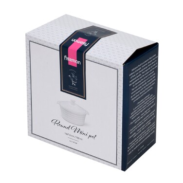 Каструля з кришкою 16 см 750 мл порцеляна Fissman