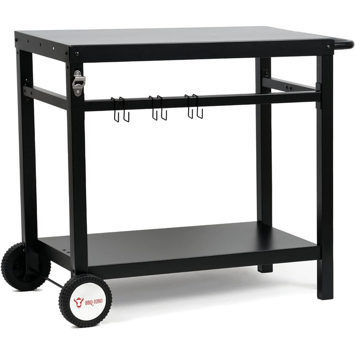 Металевий стіл-гриль, чорний 85 x 50 x 81 см BBQ-Toro