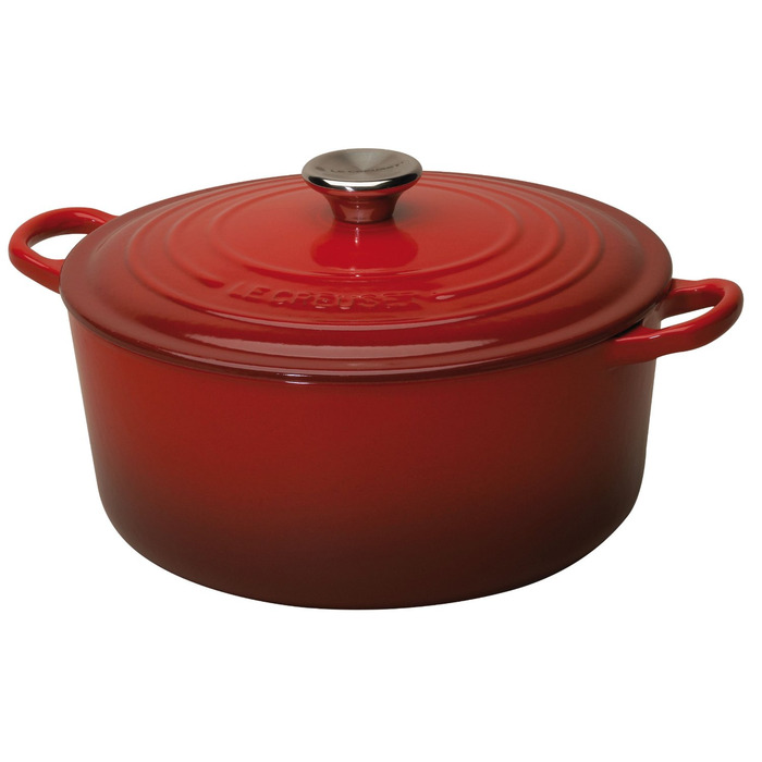 Каструля / жаровня 28 см, вишневий Le Creuset