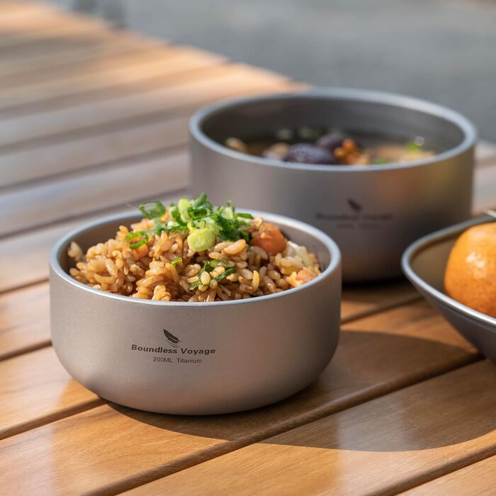 Титанова миска з подвійними стінками Boundless Voyage
