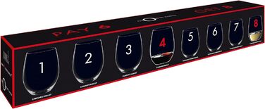 Набор бокалов для красного и белого вина, 8 предметов, O Wine Tumbler Riedel