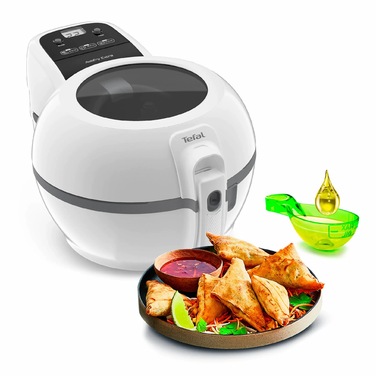 Tefal Мультипіч ActiFry Extra, 1500Вт, чаша-1,2л, механічне керув., підкл. до смартфону, авто перемішування, пластик, білий
