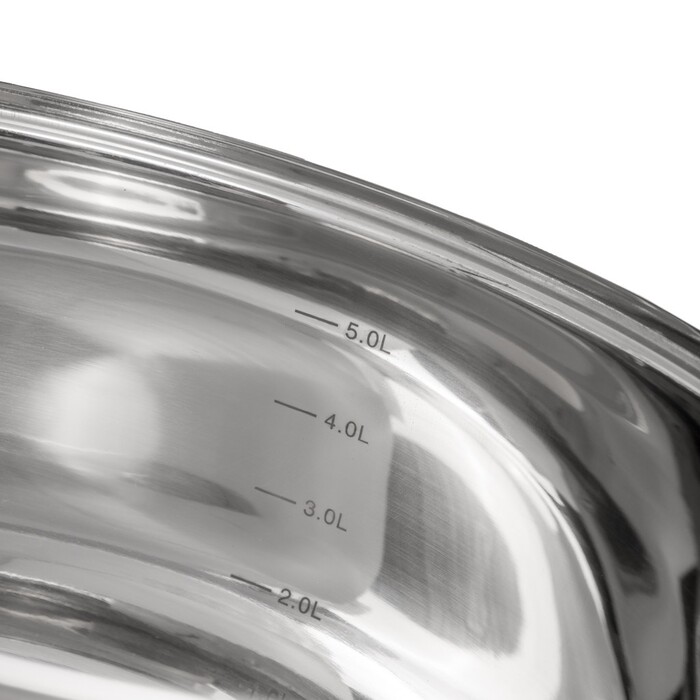 Каструля зі скляною кришкою 24 см 6,5 л FELINA Fissman