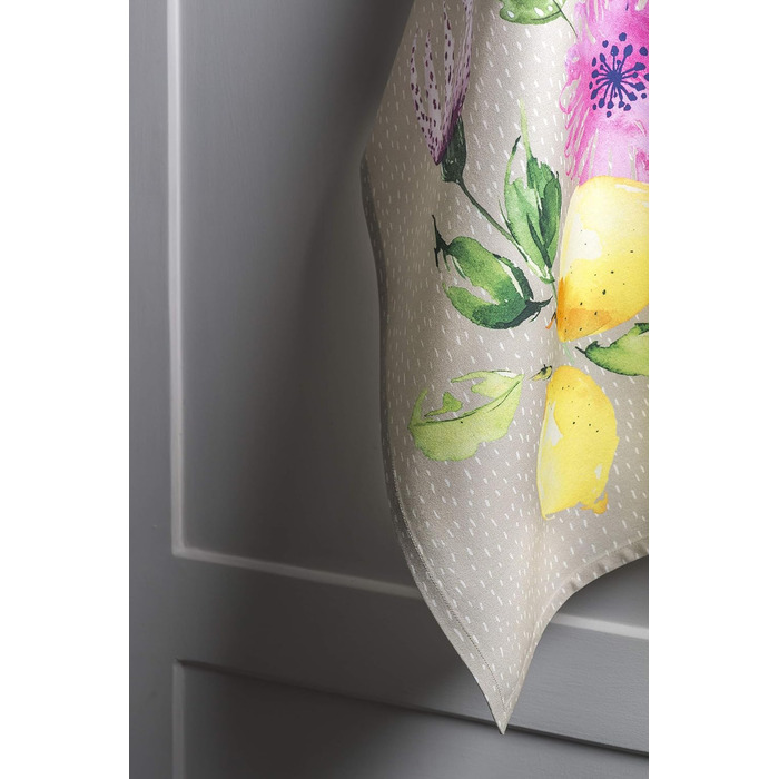 Набір із 3 багатоцільових кухонних рушників Maison d&39 Hermine Rural Christmas, 100 бавовна Різдвяні рушники День подяки/Різдво (50 см x 70 см) (Jardin D&39ete - Туман)