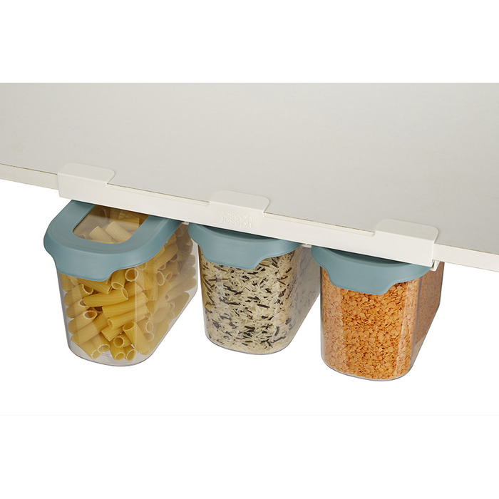 Набір підвісних контейнерів для зберігання, 3 предмета, 1,3 л, темний опал CupboardStore Joseph Joseph