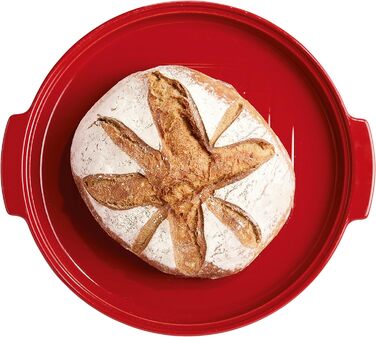 Форма для випікання хліба кругла 32.5 x 30 x 14 см, бордова Emile Henry