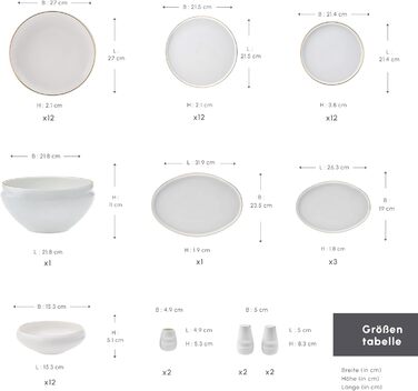 Набір посуду 59 предметів на 12 осіб Karaca Sunset