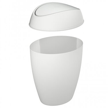 Кошик для сміття 9 л біла Twirla Umbra