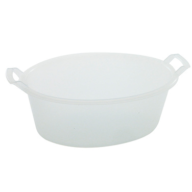 C012C Підставка для цукру та чаю  'миска', пластик, колір прозорий