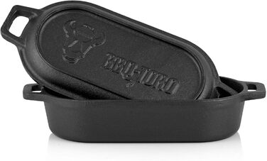 Чавунна жаровня 1 л 29 х 12,5 х 5,5 см BBQ-Toro