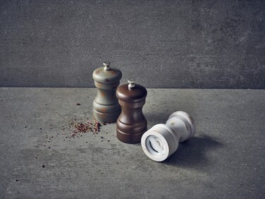 Млин для солі та перцю, 10 см, темне дерево, GenWare