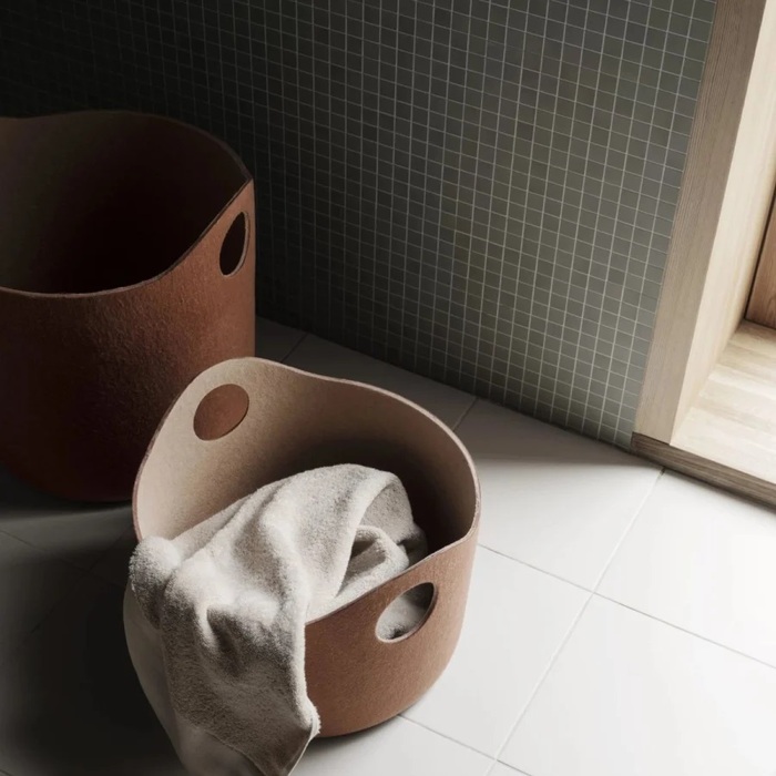 Кошик повстяний коричневий, розмір M Tiggy Blomus