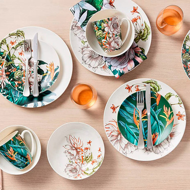 Миска супова Maxwell & Williams NIGHT GARDEN FOLIAGE, порцеляна, діам. 19 см, 800 мл