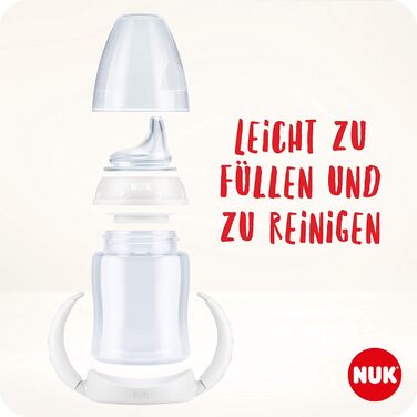 Місяців 150 мл Дисплей контролю температури Антиколіковий клапан герметичний носик для пиття Ергономічні ручки Без BPA Дісней Вінні Пух синій (стандартний, червоний), 618