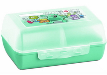 Харчовий контейнер Emsa VARIABOLO з перегородкою Монстр, 16 х 11 х 7 см