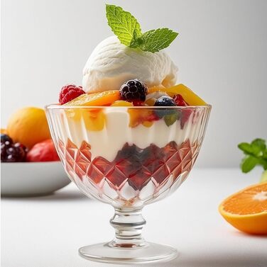 Набор креманок для мороженого 4 шт. 300 мл Glasmark KROSNO 1992