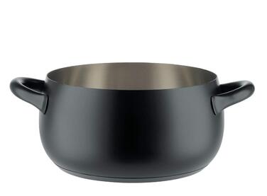 Каструля 25,5 см 5,2 л чорна Mami Alessi