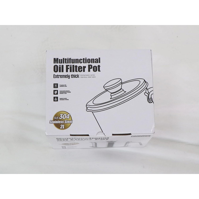 Сепаратор для відділення жиру 2 л, сріблястий Chihee